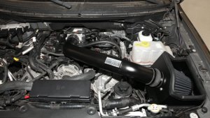 Ford F150 Performance Air Intake - K&N Engineering - Blackhawk Induction - Black - `11-`12